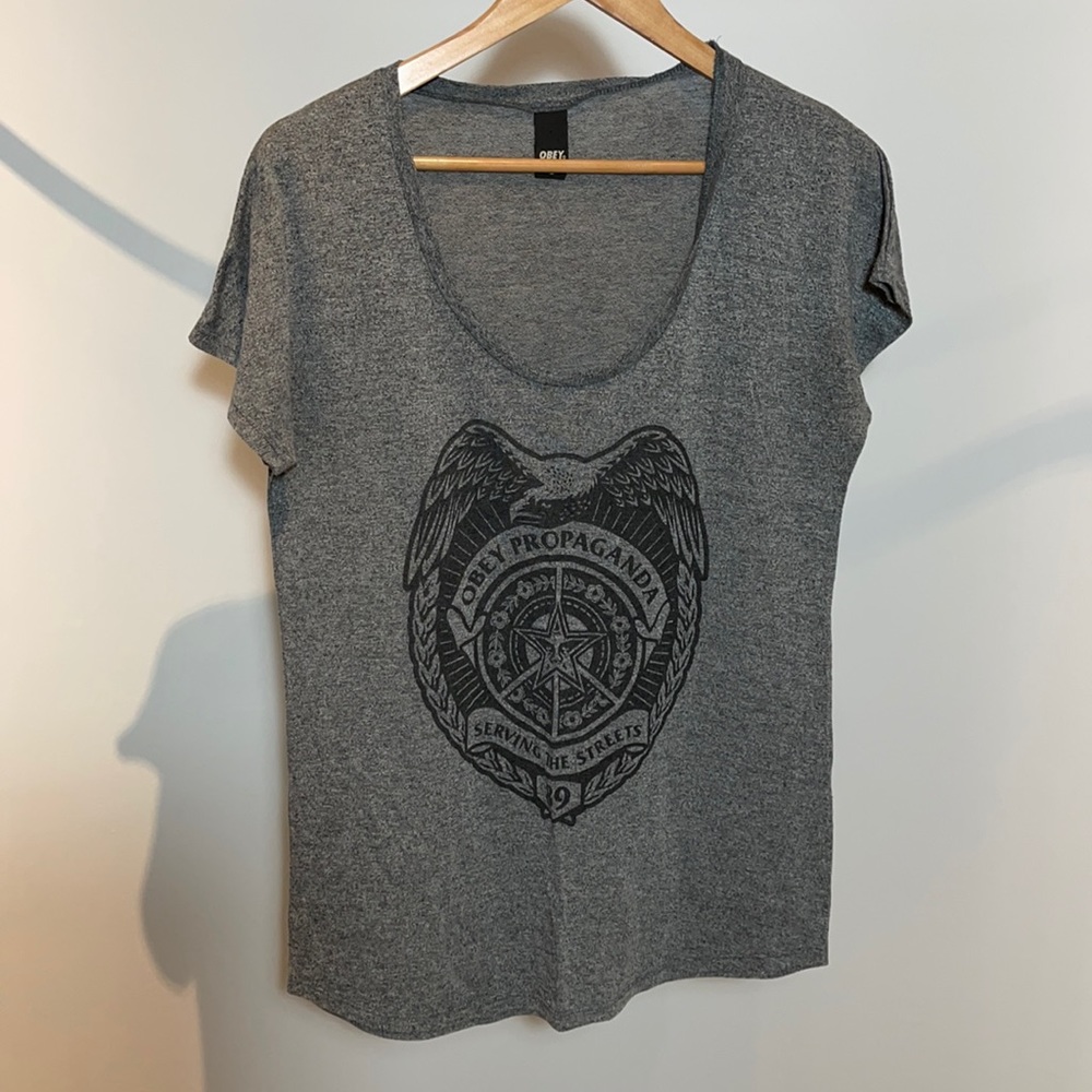OBEY Long Graphic Tee